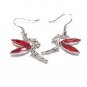 Red Tinkerbell Fairy Earrings