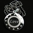 Silver "LOVE" Necklace