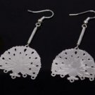 Silver Peacock Earrings [style1]