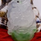Jade Horse Chinese Zodiac Talisman Amulet Pendant Necklace [style1]