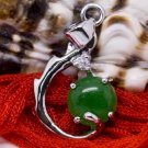 Silver Jade Crystal Pendant Necklace [style2]