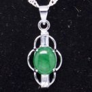Silver Jade Pendant Necklace [style2]