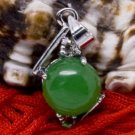 Silver Jade Crystal Pendant Necklace [style5]