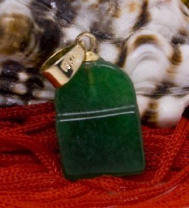 18K Gold Jade Pendant Necklace [style2]