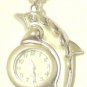 Silver Dolphin Watch Necklace