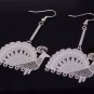 Silver Peacock Earrings [style2]
