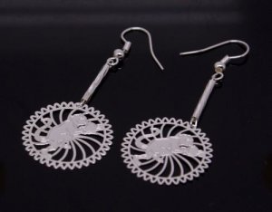 Silver Monkey (Chinese Zodiac) Earring