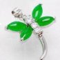 Jade Dragonfly Pendant Necklace