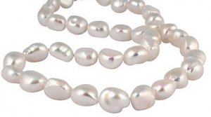 Genuine Freshwater Baroque Keshi Pearl Necklace