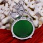 Silver Jade Fruit Pendant Necklace [style1]