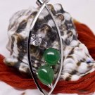 Silver Jade Pendant Necklace [style11]