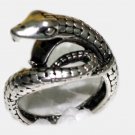 Tibetan Silver Snake Serpent Ring