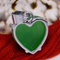 Silver Jade Heart Pendant Necklace [style3]