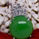 Silver Jade Crystal Pendant Necklace [style7]