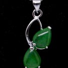Silver Jade Pendant Necklace [style5]