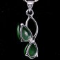 Silver Jade Pendant Necklace [style5]