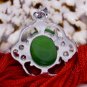 Silver Jade Crystal Pendant Necklace [style8]