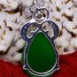 Silver Jade Crystal Pendant Necklace [style9]