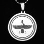 Persian (Iran) Farvahar Faravahar Zoroastrian Pendant Necklace [style3]
