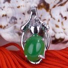 Silver Jade Pendant Necklace [style9]