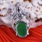Silver Jade Pendant Necklace [style9]
