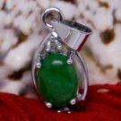 Silver Jade Crystal Pendant Necklace [style12]