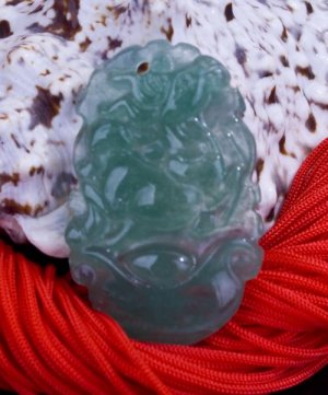 Jade Horse Chinese Zodiac Talisman Amulet Pendant Necklace [style2]