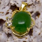 18K Gold Jade Crystal Pendant Necklace [style4]
