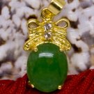18K Gold Jade Crystal Pendant Necklace [style5]