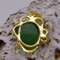 18K Gold Jade Crystal Pendant Necklace [style4]