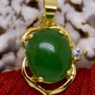18K Gold Jade Crystal Pendant Necklace [style6]