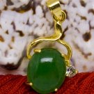 18K Gold Jade Crystal Pendant Necklace [style8]
