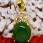 18K Gold Jade Crystal Pendant Necklace [style12]