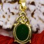 18K Gold Jade Crystal Pendant Necklace [style12]