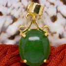 18K Gold Jade Pendant Necklace [style3]