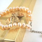 Genuine Pink Freshwater Pearl Bracelet
