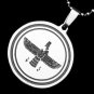Persian (Iran) Farvahar Faravahar Zoroastrian Pendant Necklace [style3]