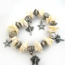 Natural Shell Charm Star Dragonfly Butterfly Bracelet