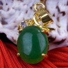 18K Gold Jade Crystal Pendant Necklace [style15]