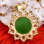 18K Gold Jade Crystal Pendant Necklace [style16]