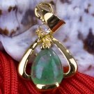 18K Gold Jade Pendant Necklace [style4]