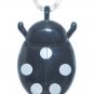 Black Ladybug Watch Pendant Necklace