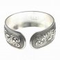 Antique Tibetan Inscription Bh&Atilde;&para; k&Atilde;&curren; Silver Cuff Bracelet Bangle [style1]