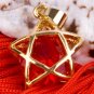 18K Gold Plated Crystal Star Necklace