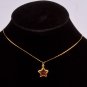 18K Gold Plated Crystal Star Necklace