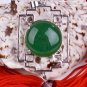 Silver Jade Crystal Chinese Lantern Pendant Necklace