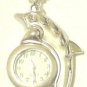 Silver Dolphin Watch Necklace
