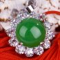 Silver Jade Crystal Pendant Necklace [style13]