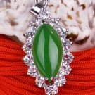 Silver Jade Crystal Pendant Necklace [style14]