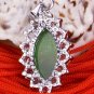 Silver Jade Crystal Pendant Necklace [style14]
